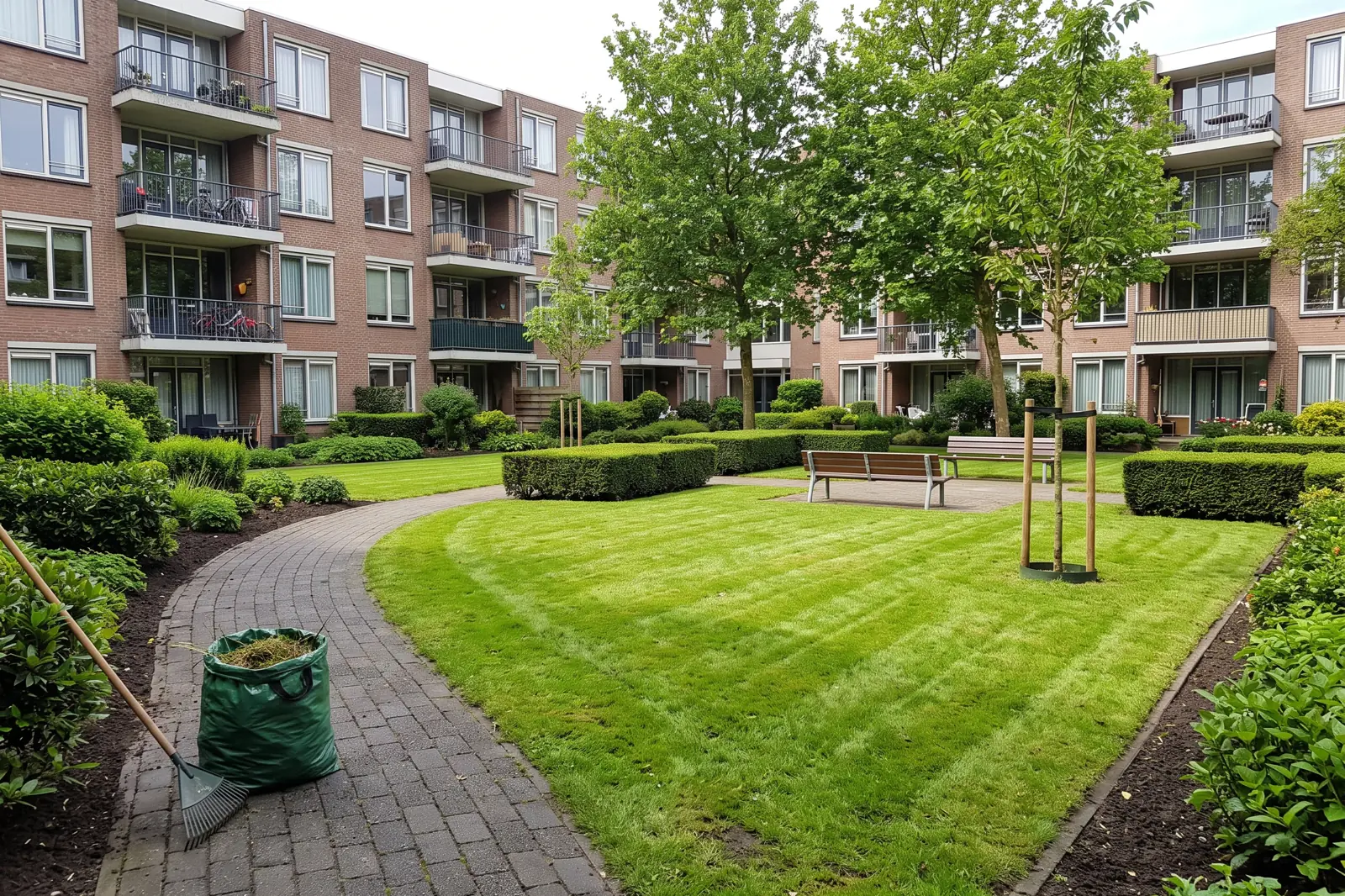 Binnentuin van een VvE, Hoofddorp